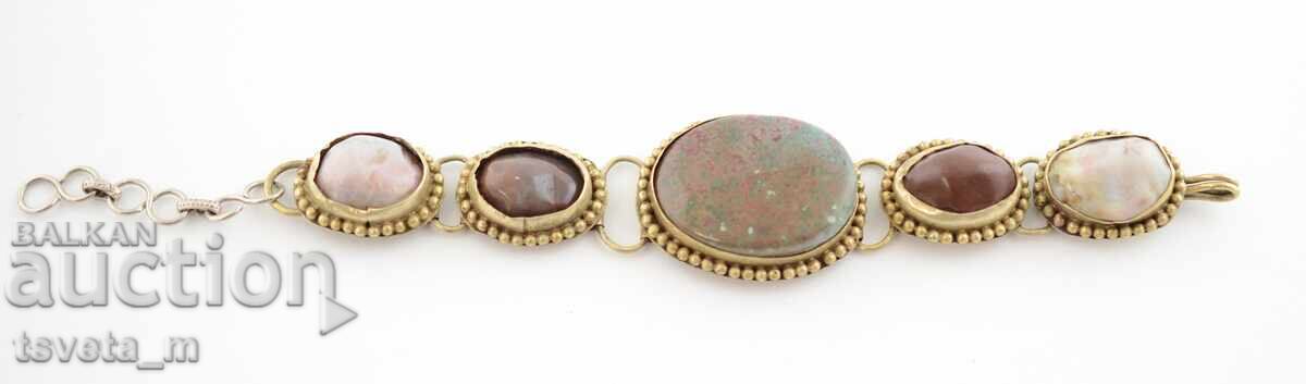 Γυναικείο βραχιόλι με φυσικά πετράδια με τιμή 12.00 BGN | € 6.14 Γυναικείο βραχιόλι με φυσικά πετράδια με τιμή 12.00 BGN | € 6.14