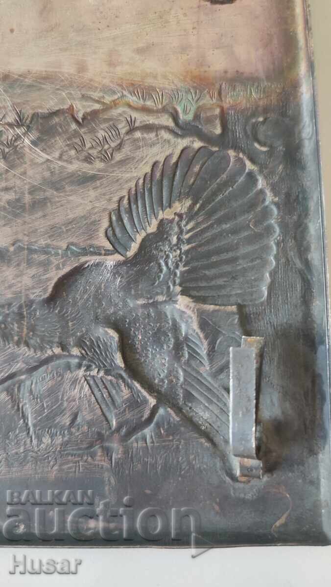 Melchior, hunting scene, box lid, markings - 5