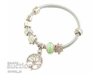 Brățară damă tip Pandora cu talismane