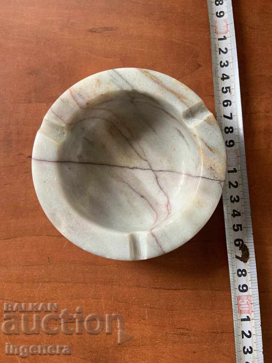 Ashtray made of natural marble from the USSR