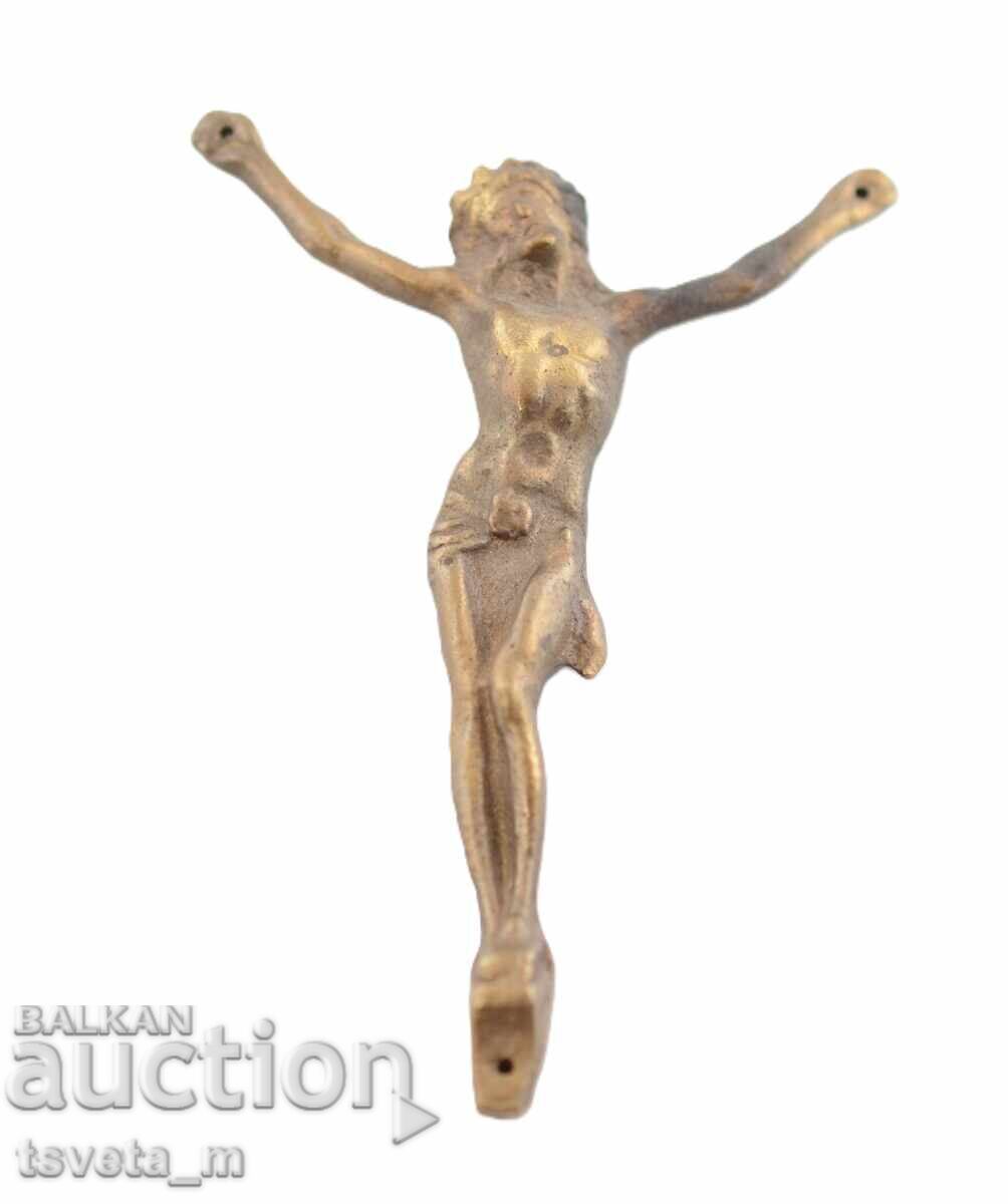 Аукцион Старинно бронзова  разпятие