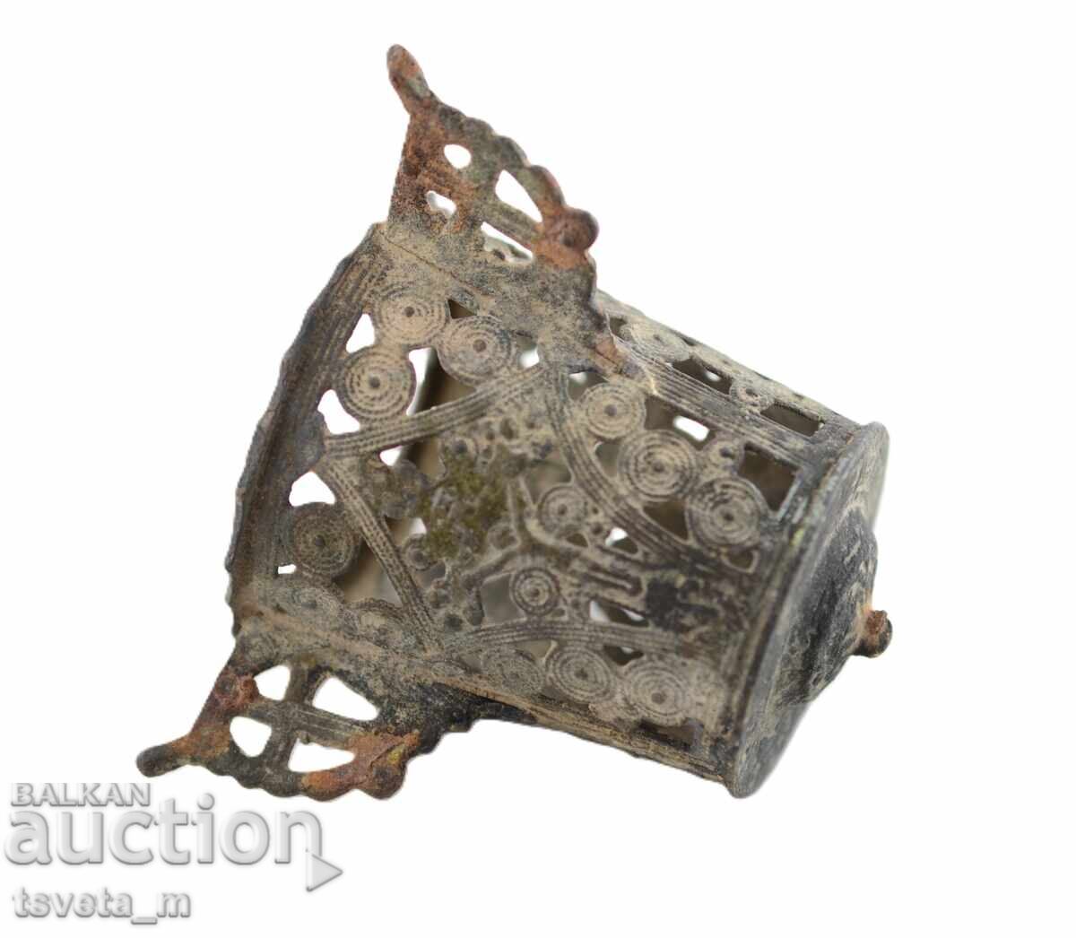 Αρχαίο χάλκινο καντήλι - Βασίλειο της Βουλγαρίας με τιμή 25.00 BGN | € 12.78