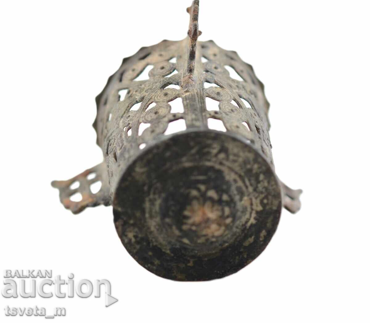 Δημοπρασία Αρχαίο χάλκινο καντήλι - Βασίλειο της Βουλγαρίας Δημοπρασία Αρχαίο χάλκινο καντήλι - Βασίλειο της Βουλγαρίας