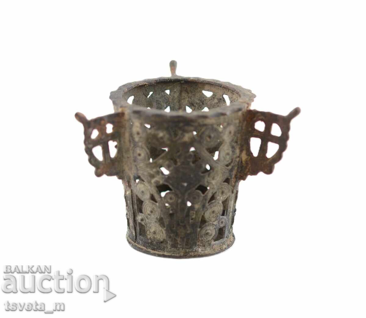 Αρχαίο χάλκινο καντήλι - Βασίλειο της Βουλγαρίας