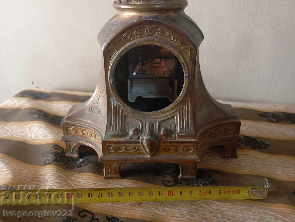 Art Nouveau Mantel Clock - 5