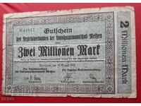 Banknote - Germany - Saxony-Meissen - 2,000,000 M. 1923 - one-sided