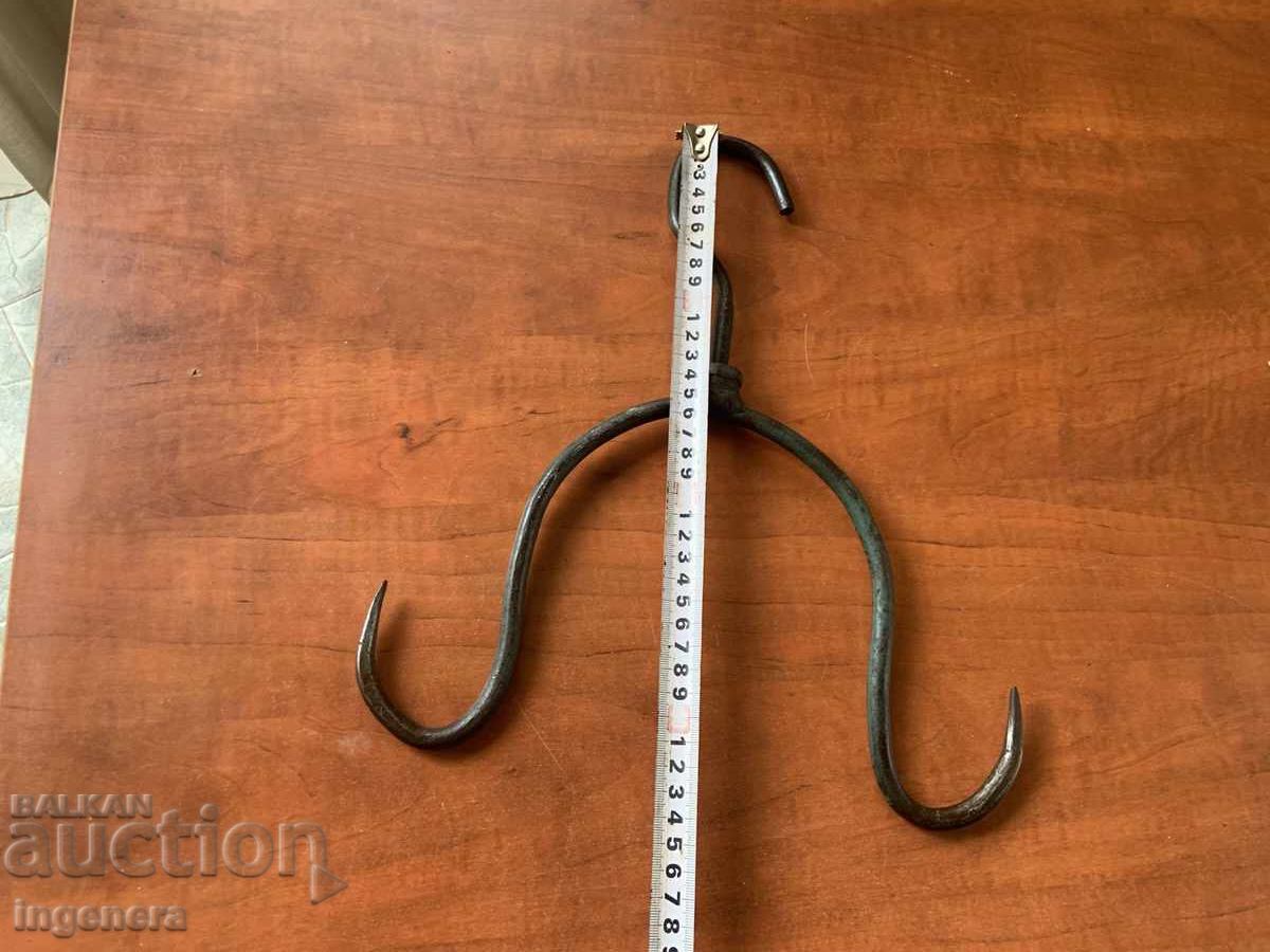 Licitație CÂRLIG PENTRU TRAS DUBLU CÂRLIG CÂRLIGE CÂRLIGE INSTRUMENT VECHI