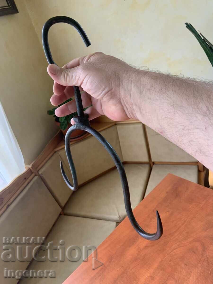 CÂRLIG PENTRU TRAS DUBLU CÂRLIG CÂRLIGE CÂRLIGE INSTRUMENT VECHI - 6