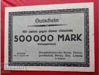 Banknote - Germany - Saxony - Borna - 500,000 Mark - 1923 - One-sided