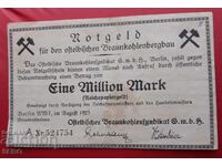 Banknote - Germany - Prussia - Berlin - 1 Million Mark 1923