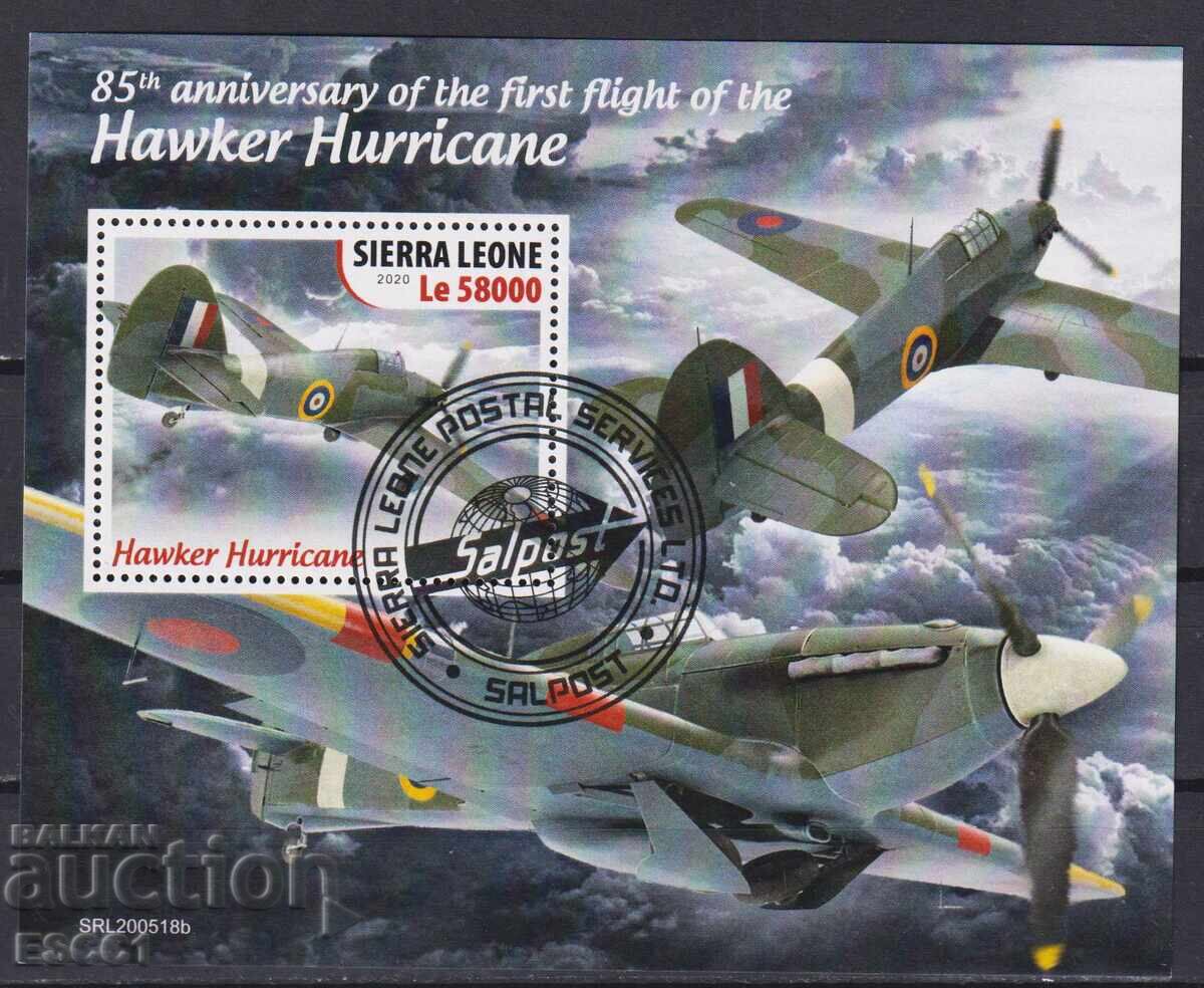 Σφραγισμένο μπλοκ Αεροπορία Αεροπλάνα 2020 από Σιέρα Λεόνε Σφραγισμένο μπλοκ Αεροπορία Αεροπλάνα 2020 από Σιέρα Λεόνε