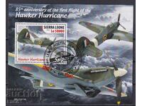 Σφραγισμένο μπλοκ Αεροπορία Αεροπλάνα 2020 από Σιέρα Λεόνε