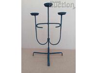 Sfeșnic vechi retro vintage, set de trei