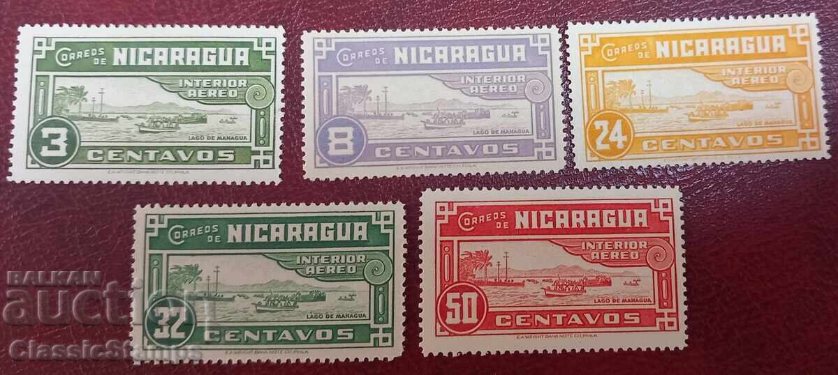 Clean stamps with light adhesive Nicaragua 1939 Clean stamps with light adhesive Nicaragua 1939