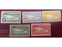 Clean stamps with light adhesive Nicaragua 1939