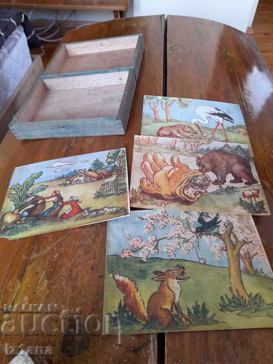 An old children's game with cubes - 6