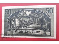 Banknote-Germany-Saxony-Shirke-50 pfennig 1921