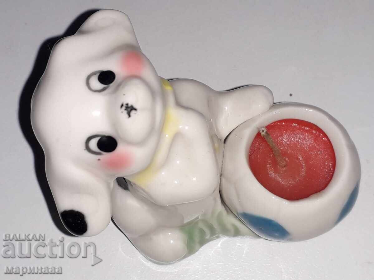 CANDLEHOLDER. FIGURINE. PORCELAIN with price 1.50 BGN | € 0.77