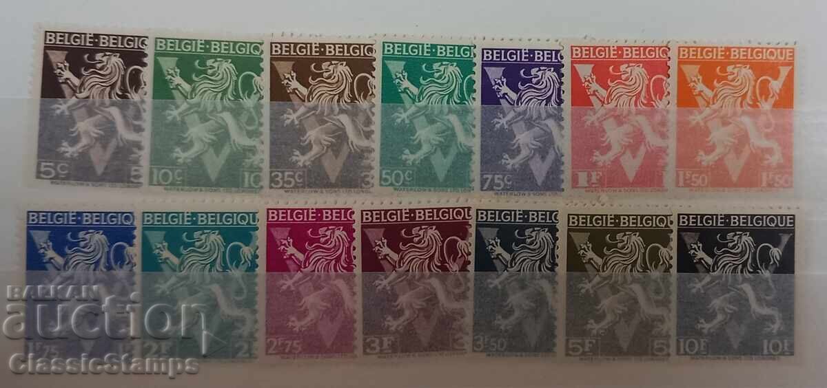 Clean stamps Belgium 1944 Clean stamps Belgium 1944