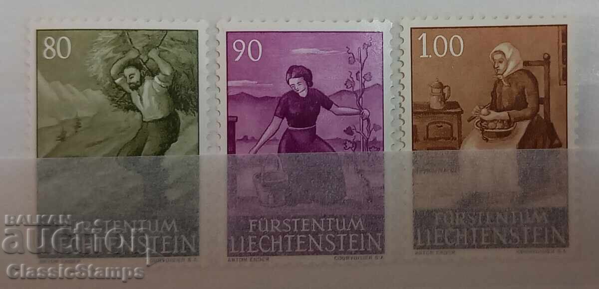 Liechtenstein Clean Series 1961 Liechtenstein Clean Series 1961