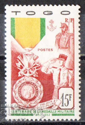 1952. Togo (fr). 100 de ani de la Medalia Militară