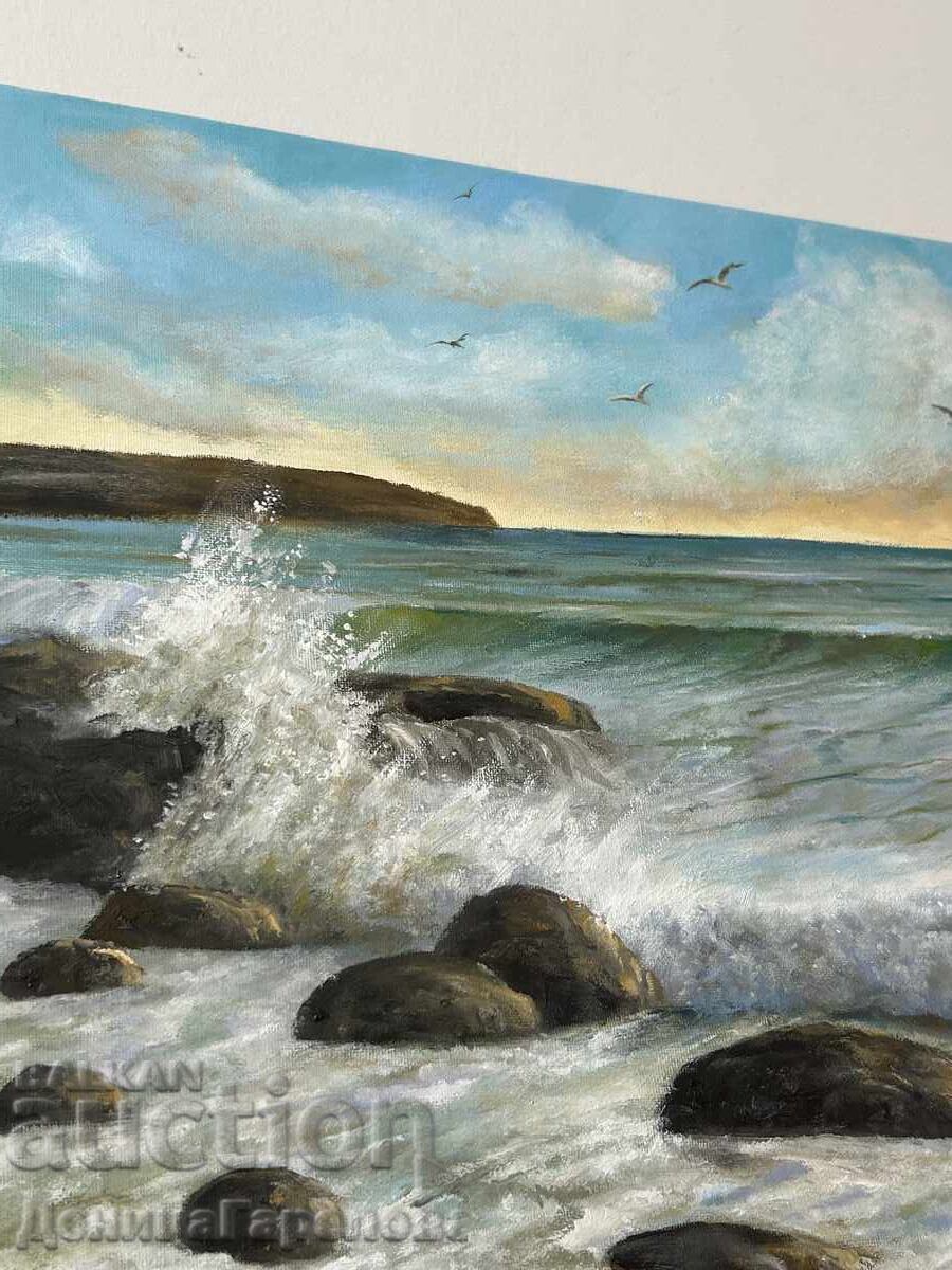 Доставка на Деница Гарелова картина 50/40 ”Вълната”