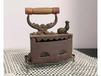 ❤️ ⭐ Fier vechi de călcat cu cărbuni, cu talpă ⭐ ❤️