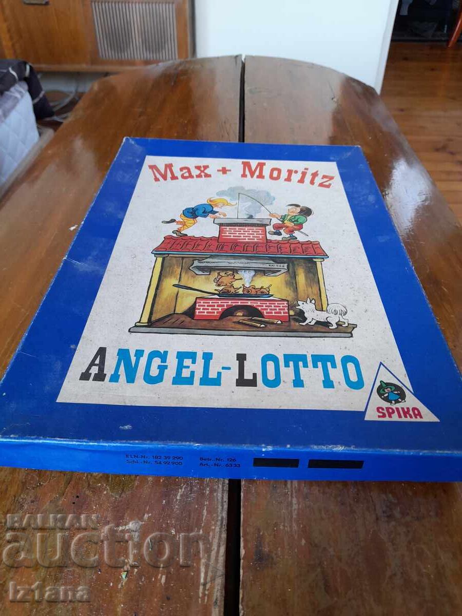 Παλιό Παιδικό Παιχνίδι Λότο Max + Moritz