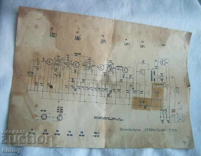 Τρανζίστορ ραδιόφωνο τσέπης "STERN-Club T 110", με ρολόι, Ανατολικής Γερμανίας - 6 Τρανζίστορ ραδιόφωνο τσέπης "STERN-Club T 110", με ρολόι, Ανατολικής Γερμανίας - 6