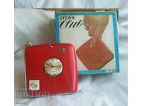 Τρανζίστορ ραδιόφωνο τσέπης "STERN-Club T 110", με ρολόι, Ανατολικής Γερμανίας