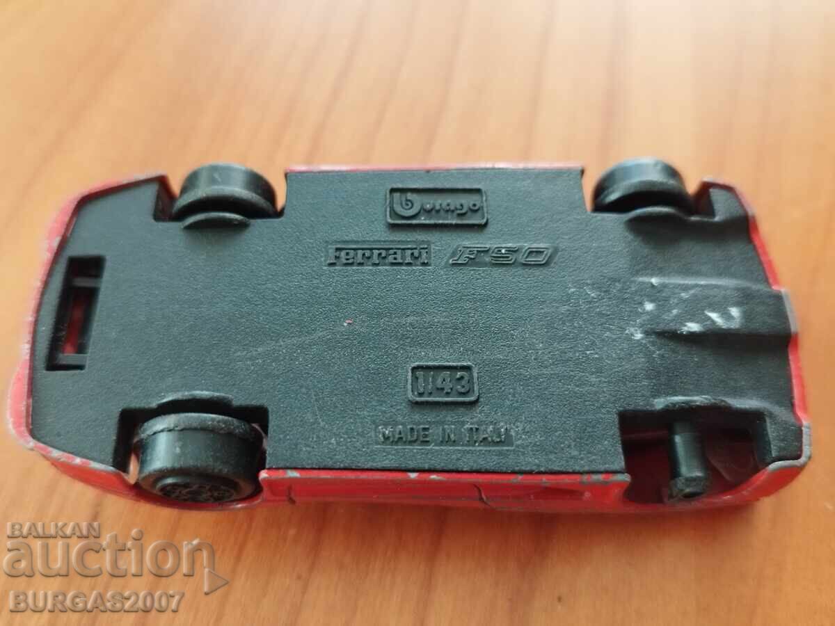 Metal cart, Ferrari F50, Bburago - 5 Metal cart, Ferrari F50, Bburago - 5