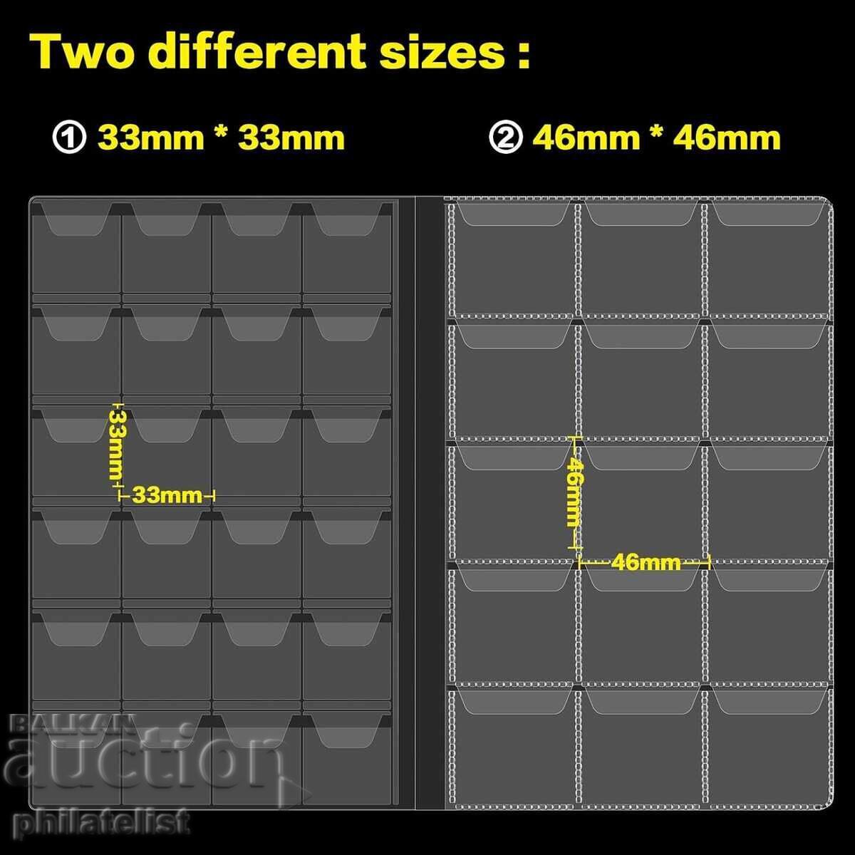 Elegant binder for 300 coins with 14 pages, black - 5 Elegant binder for 300 coins with 14 pages, black - 5