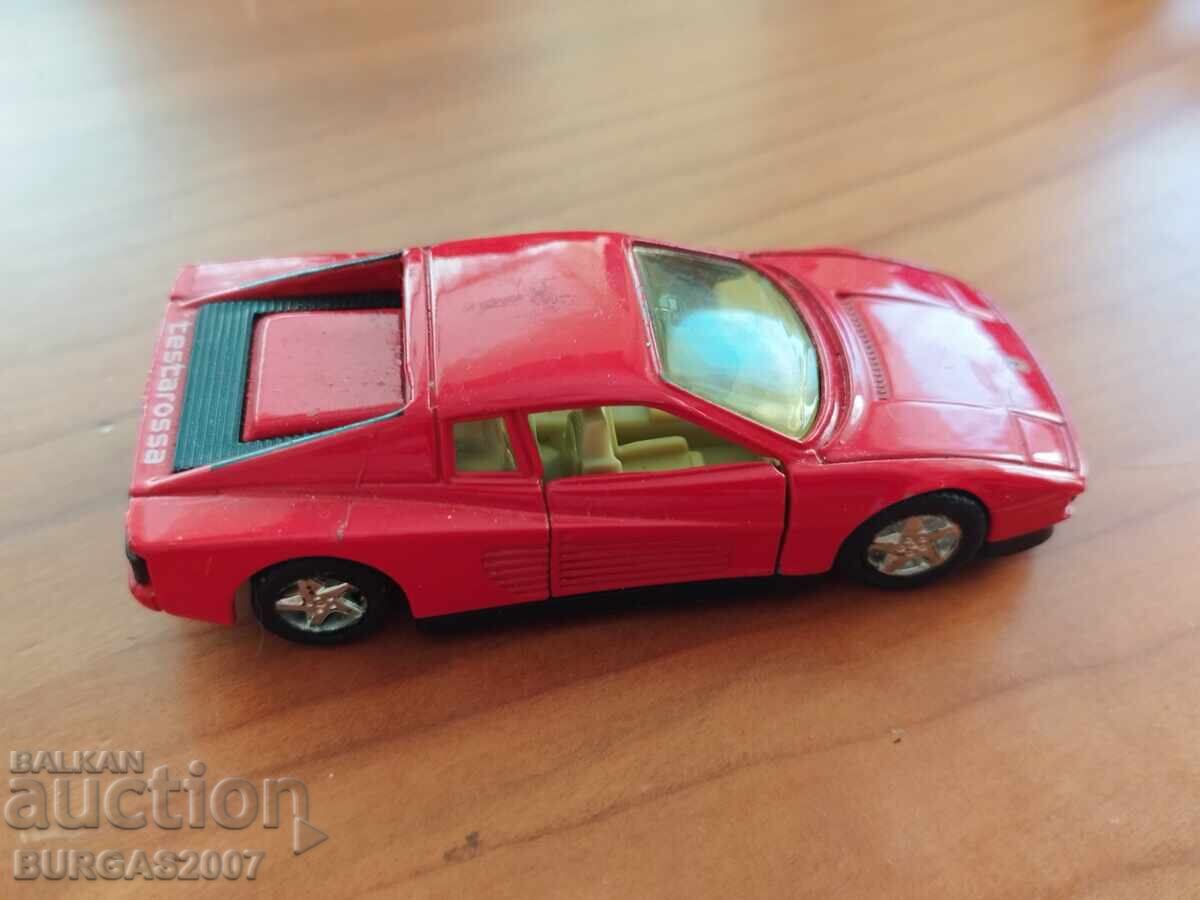 Metal car, Ferrari Testarossa, 1/39 with price 10.00 BGN | € 5.11 Metal car, Ferrari Testarossa, 1/39 with price 10.00 BGN | € 5.11