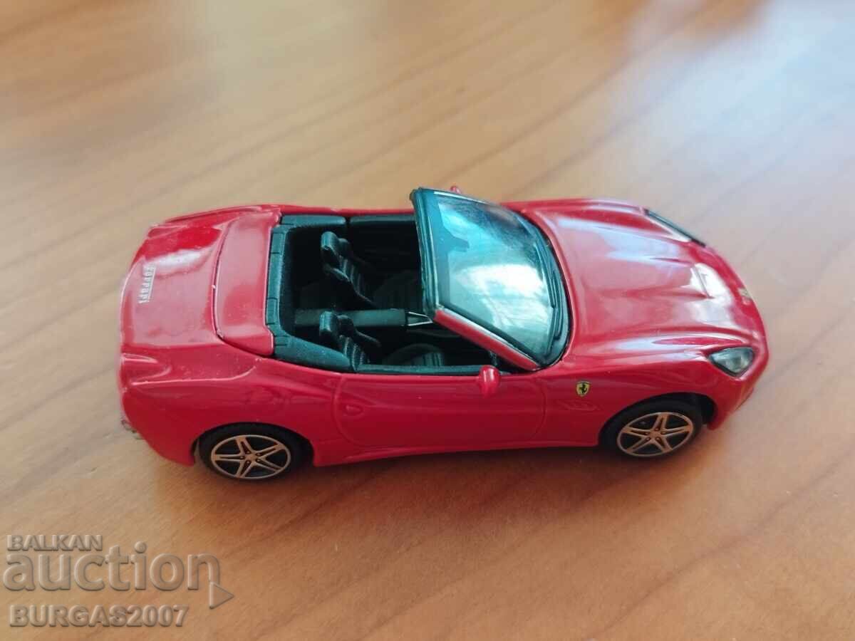Metal car, Ferrari California, Bburago, 1/43 with price 15.00 BGN | € 7.67 Metal car, Ferrari California, Bburago, 1/43 with price 15.00 BGN | € 7.67