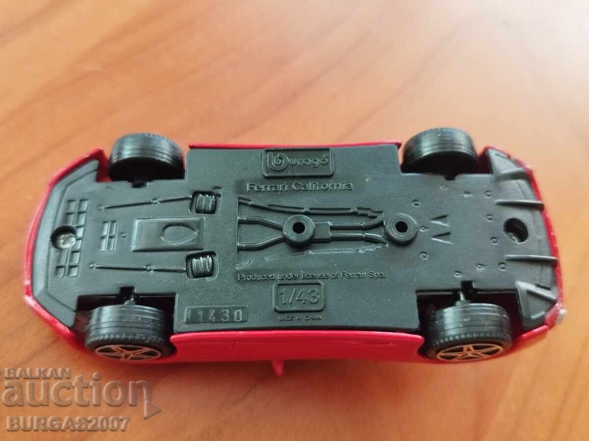 Delivery of Metal car, Ferrari California, Bburago, 1/43 Delivery of Metal car, Ferrari California, Bburago, 1/43