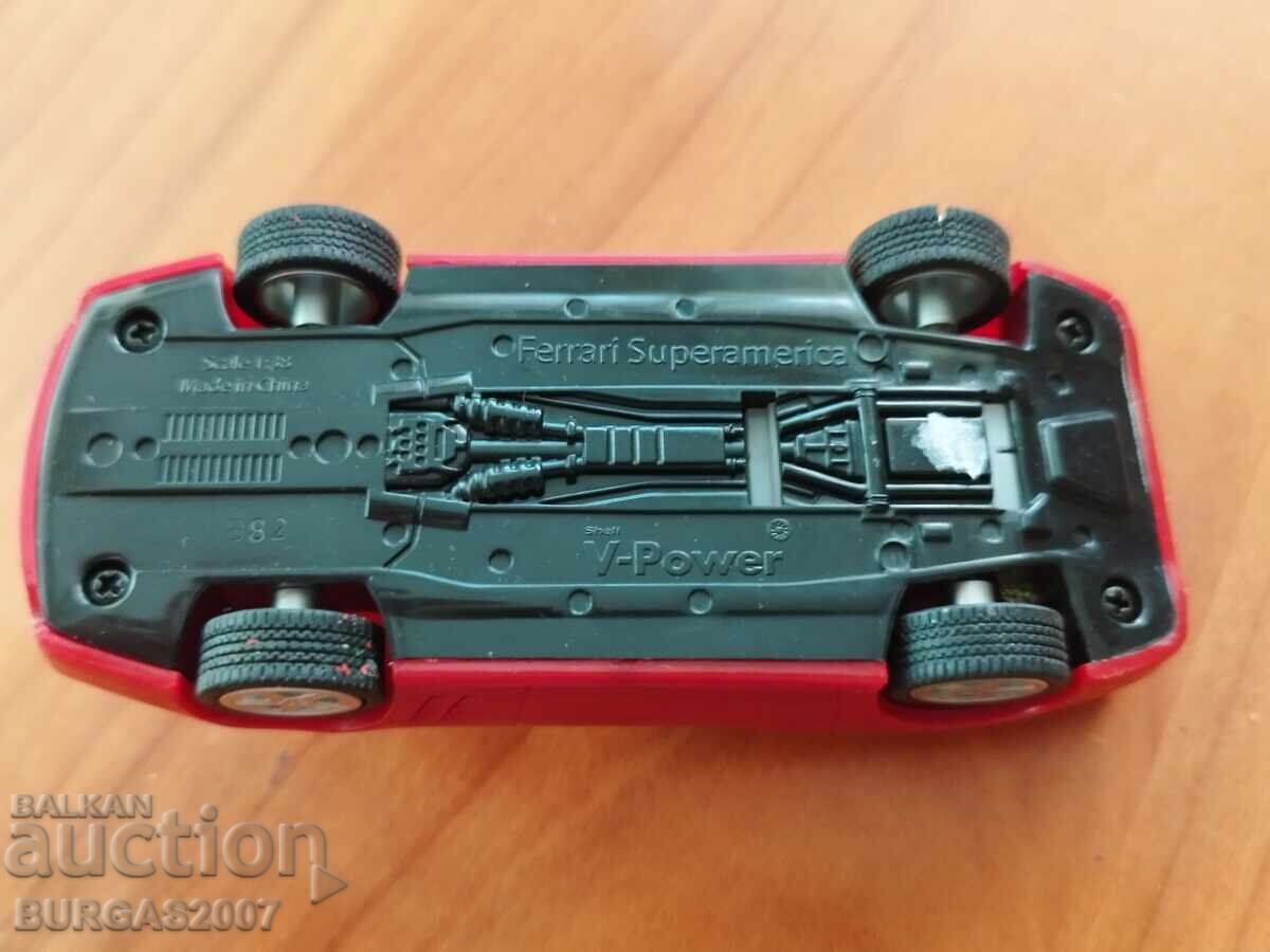 Plastic car, Ferrari Superamerica, Shell, 1/38 - 5 Plastic car, Ferrari Superamerica, Shell, 1/38 - 5