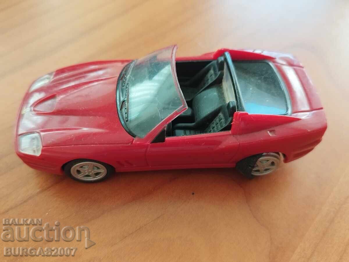 Plastic car, Ferrari Superamerica, Shell, 1/38 Plastic car, Ferrari Superamerica, Shell, 1/38