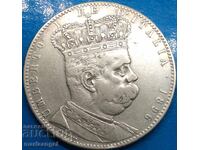 5 Lire 1896 Eritrea CERTIFICATE Thaler King Umberto I