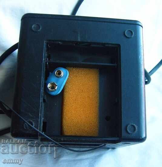 Vintage Panashiba CUBE radio alarm clock, desk clock, 1980s - 7