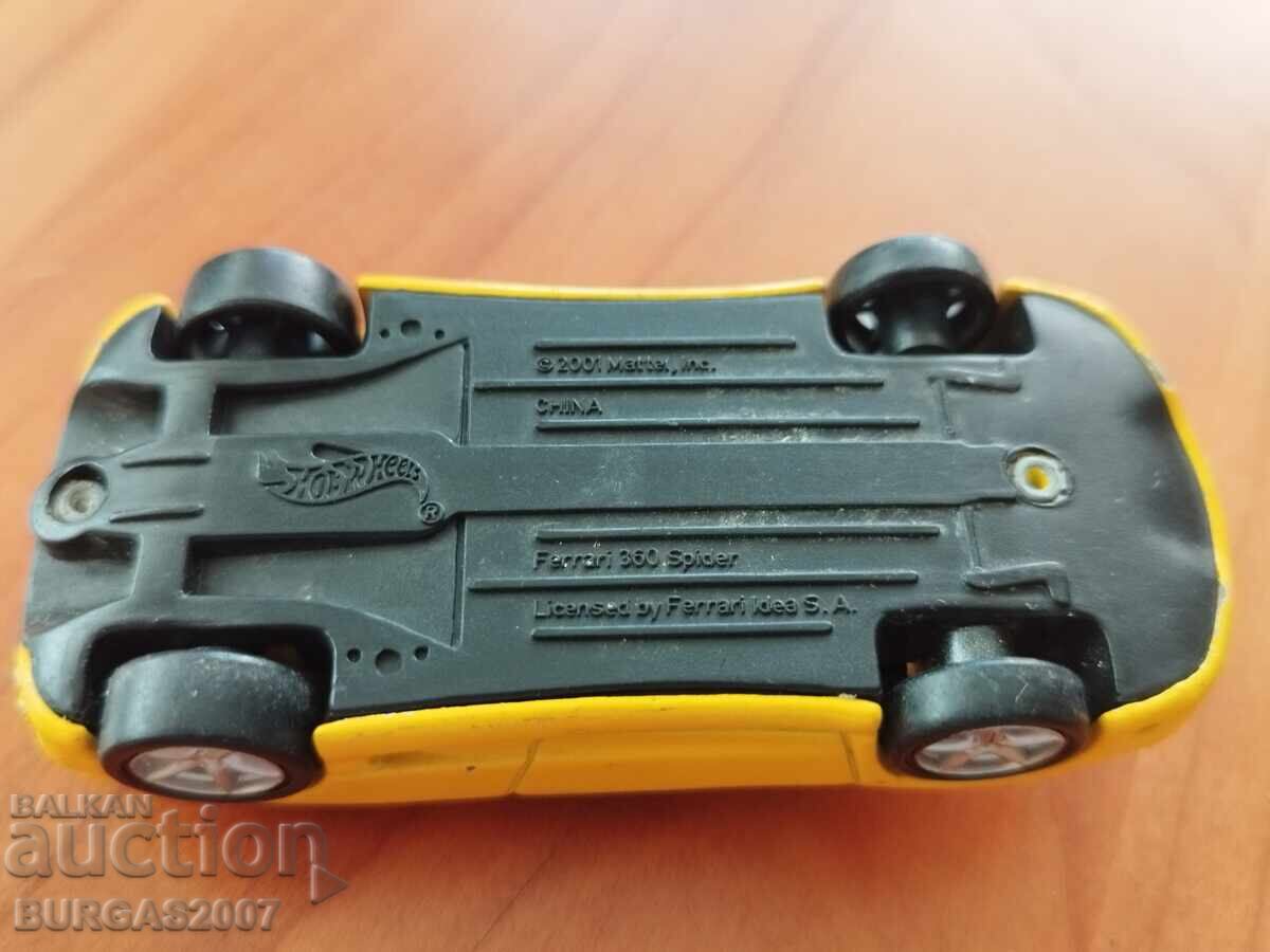 Metal car, Ferrari 369 Spyder, Hotwheels, 2001 - 5 Metal car, Ferrari 369 Spyder, Hotwheels, 2001 - 5