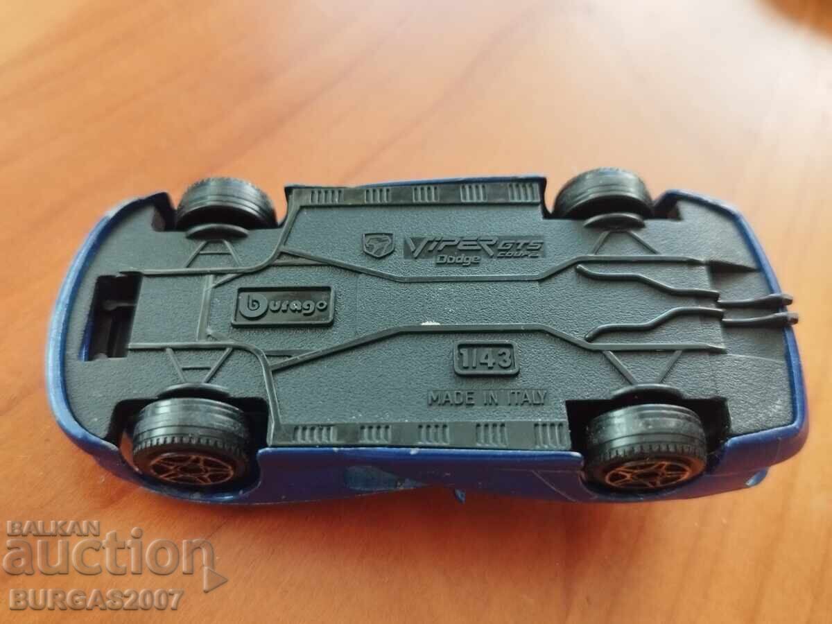 Metal car, Dodge Viper, Bburago, 1/43 - 5 Metal car, Dodge Viper, Bburago, 1/43 - 5