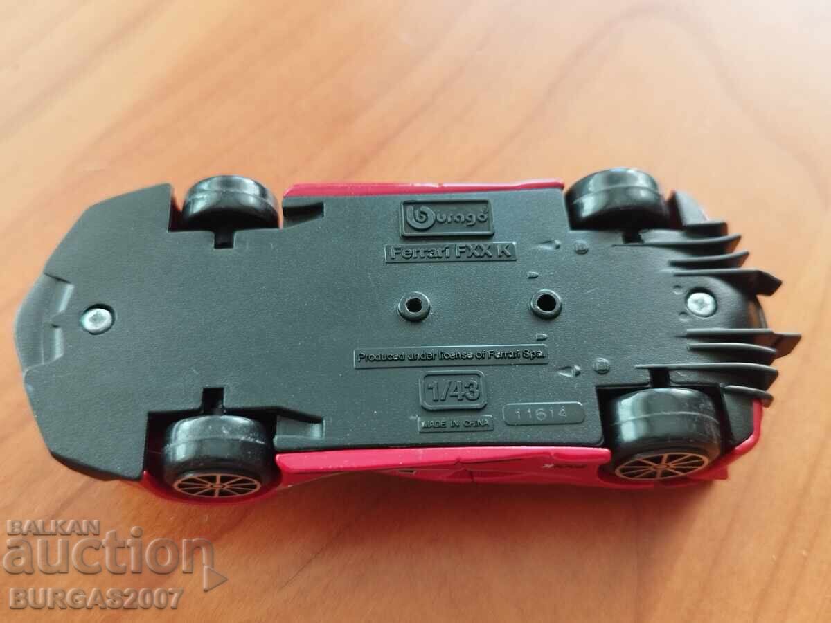 Metal cart, Ferrari FXX K, Bburago, 1/43 - 5 Metal cart, Ferrari FXX K, Bburago, 1/43 - 5