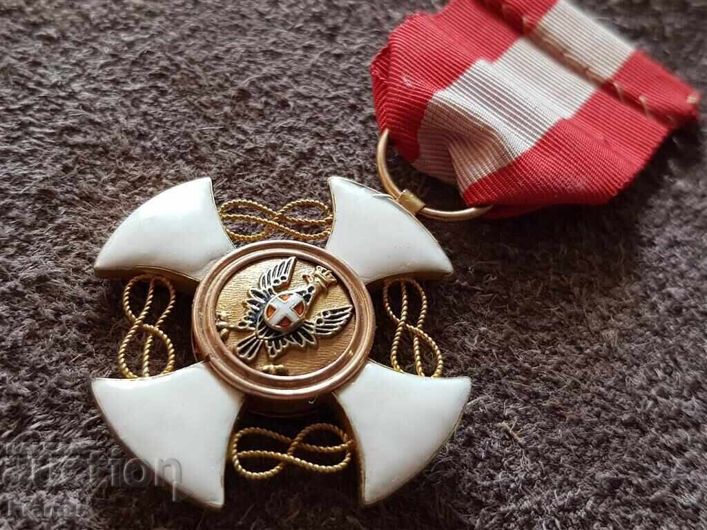 Livrarea Ordin Italian Aur 18K Coroana Victor Emanuel al III-lea Livrarea Ordin Italian Aur 18K Coroana Victor Emanuel al III-lea