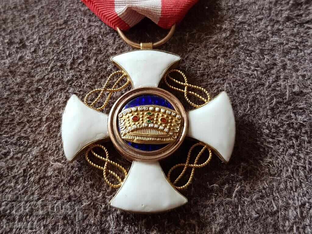 Ordin Italian Aur 18K Coroana Victor Emanuel al III-lea - 5 Ordin Italian Aur 18K Coroana Victor Emanuel al III-lea - 5