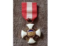 Ordin Italian Aur 18K Coroana Victor Emanuel al III-lea
