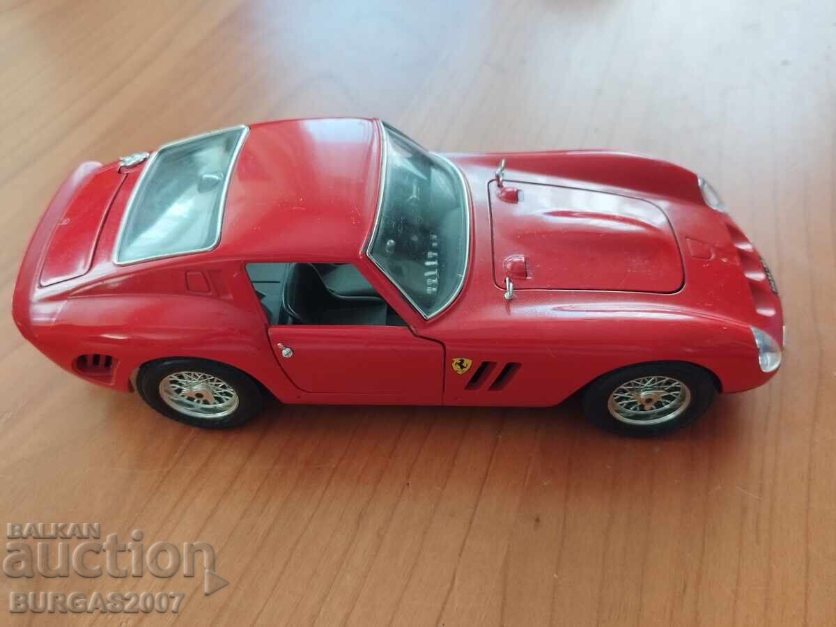 Metal cart, Ferrari 250 GTO, Made in Italy, 1/18 with price 130.00 BGN | € 66.47