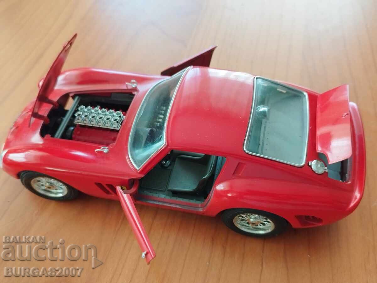 Metal cart, Ferrari 250 GTO, Made in Italy, 1/18 - 5