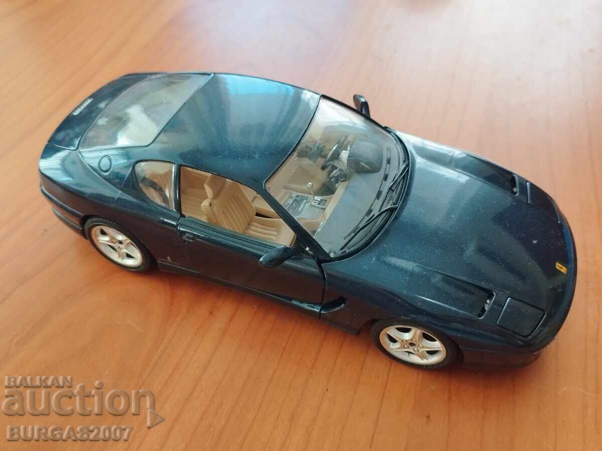 Cărucior metalic, Ferrari 456 GT, Fabricat în Italia, 1/18 cu preț 130.00 BGN | € 66.47 Cărucior metalic, Ferrari 456 GT, Fabricat în Italia, 1/18 cu preț 130.00 BGN | € 66.47