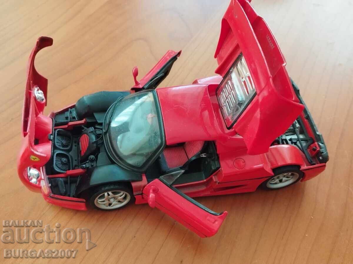 Mетална количка, Ferrari F50, Maisto 1/18 - 5