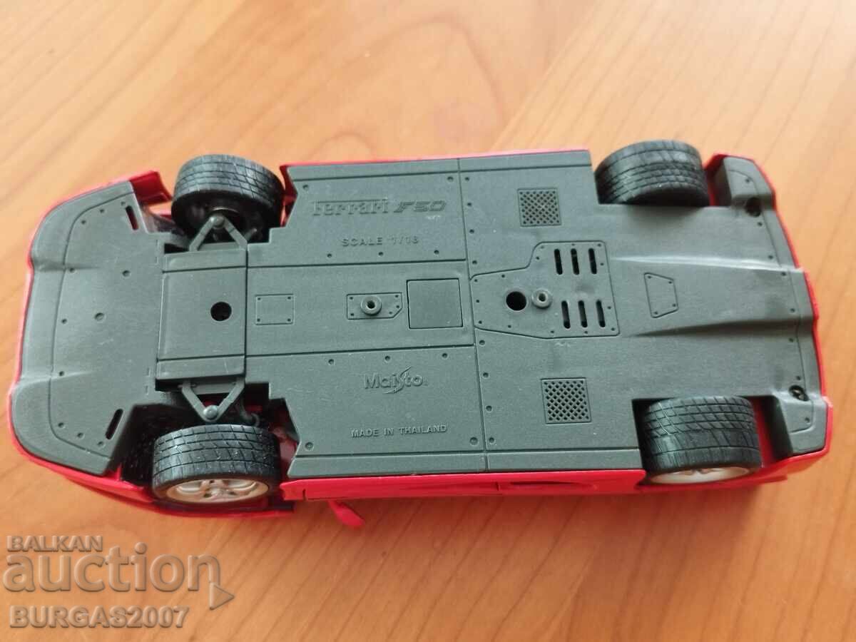 Mетална количка, Ferrari F50, Maisto 1/18 - 7